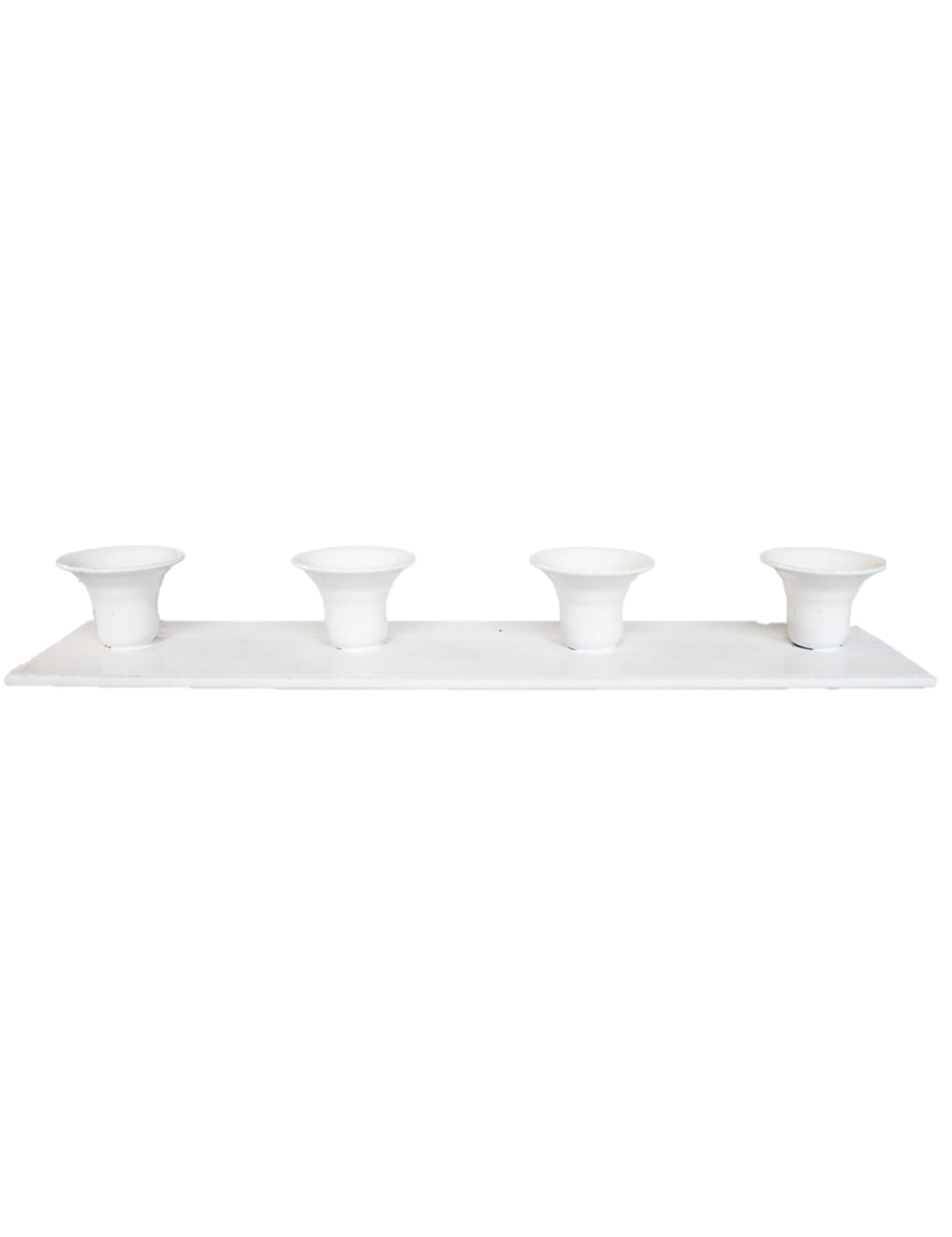 Mini Bell for 4 pc 1.3 cm candles - White