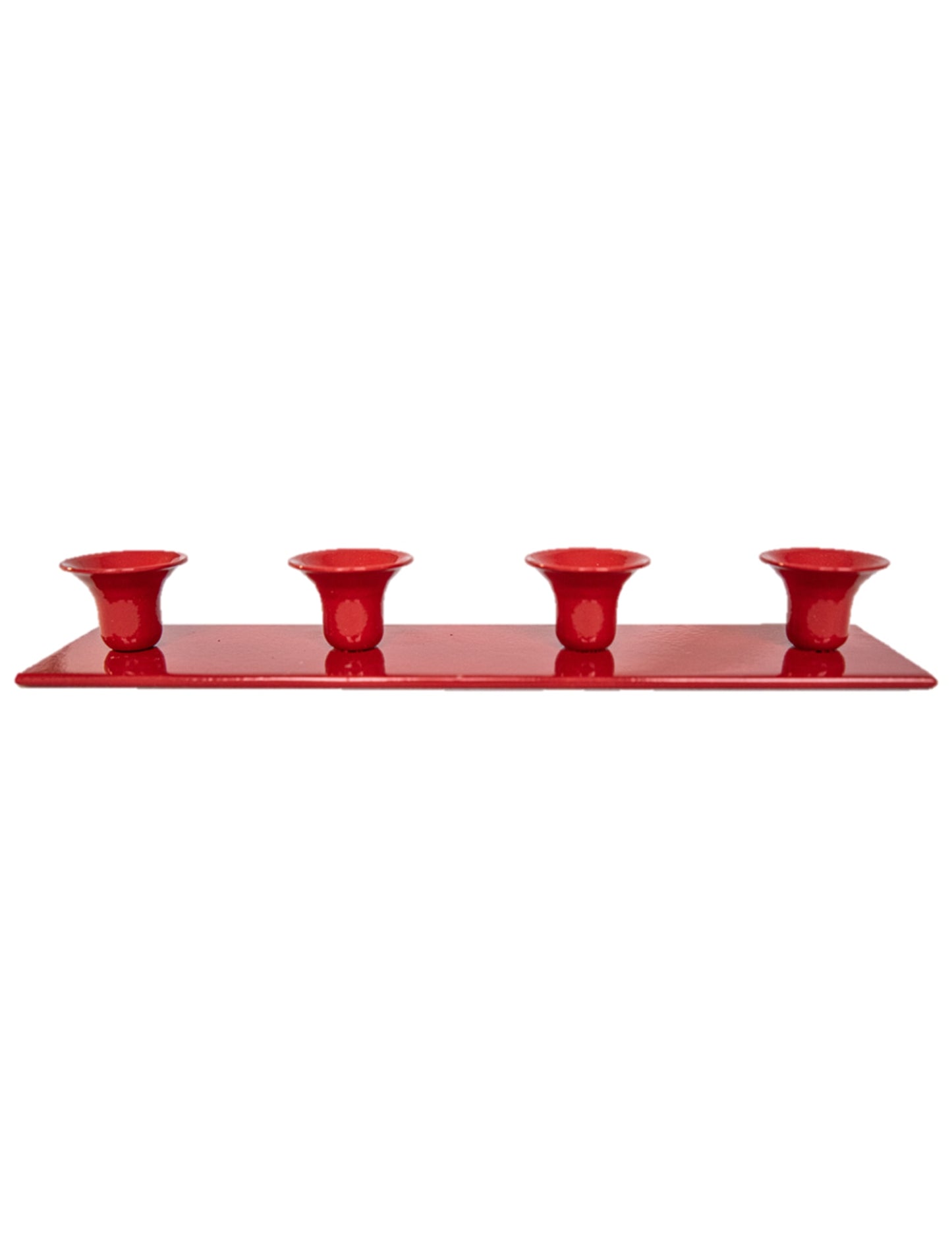 Mini Bell for 4 pc 1.3 cm candles - Red