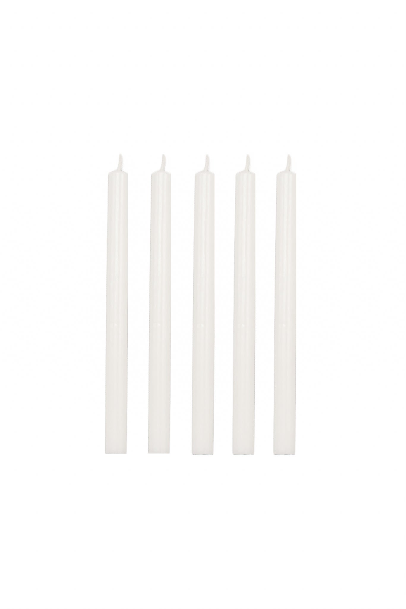 Italian Church Candles, Ø=1.3 cm x 18 cm, ca 230 pcs, 4 hours - White