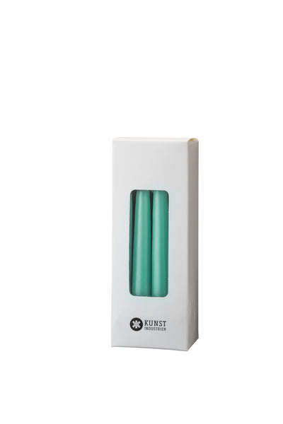 Small colored candle, Ø=1.3 cm, gift box w. 12 pcs. - Mint Green #30