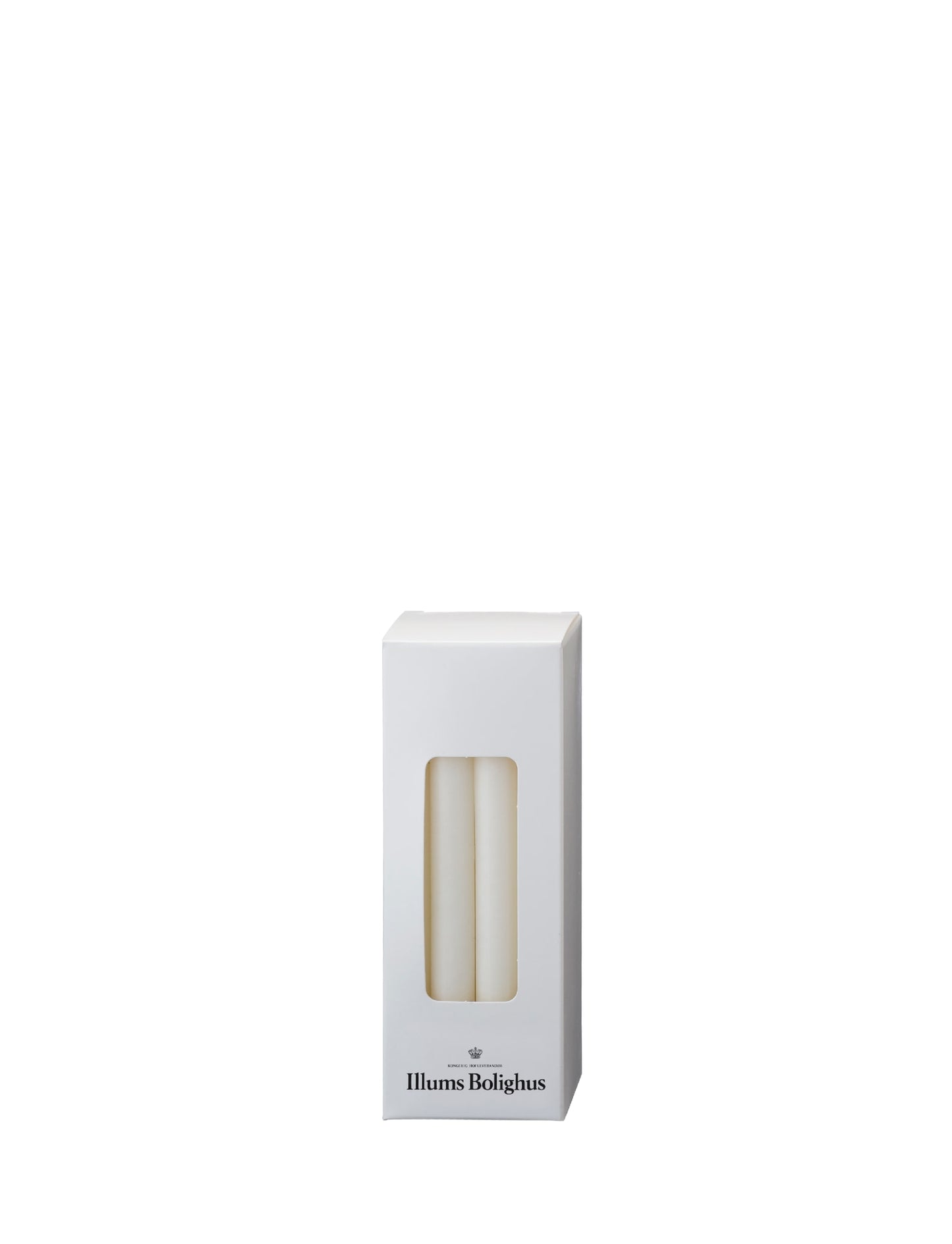 Italian Church Candles, Ø=1.3 cm, 12 pcs in gift box, 6 hours - White